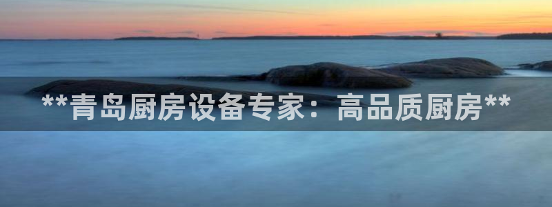 尊龙凯时口碑好吗：**青岛厨房设备专家：高品质厨房**