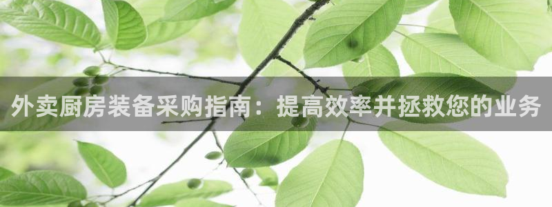 z6尊龙凯时旗：外卖厨房装备采购指南：提高效率并拯救您的业务