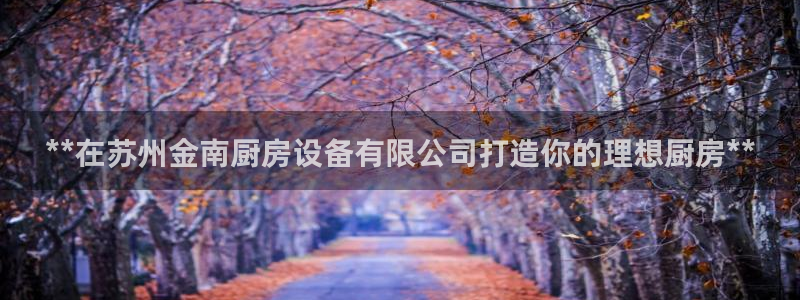尊龙ag旗舰厅官网登录：**在苏州金南厨房设备有限公司打造你