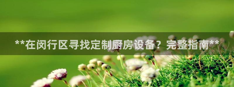凯时国际app首页：**在闵行区寻找定制厨房设备？完整指南*