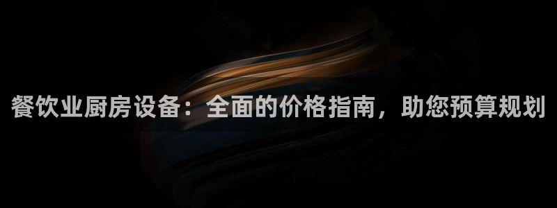 尊龙凯时app官网：餐饮业厨房设备：全面的价格指南，助您预算