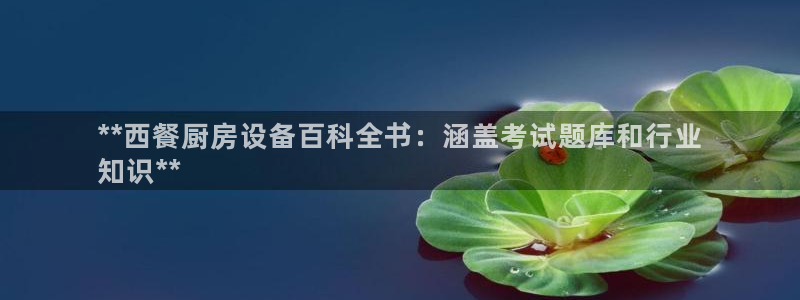 尊龙凯时官网平台：**西餐厨房设备百科全书：涵盖考试题库和行