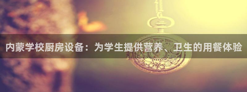 凯时游戏app：内蒙学校厨房设备：为学生提供营养、卫生的用餐