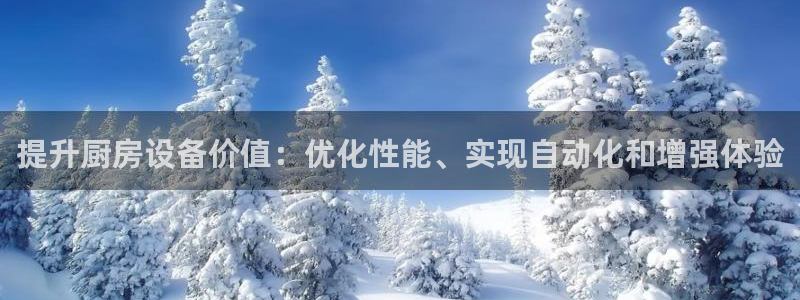 尊龙d88现金旧版本：提升厨房设备价值：优化性能、实现自动化