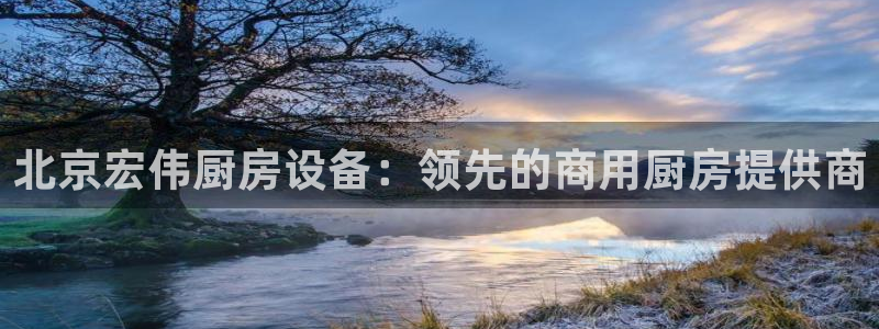 尊龙人生手机版都去ag发财网：北京宏伟厨房设备：领先的商用厨