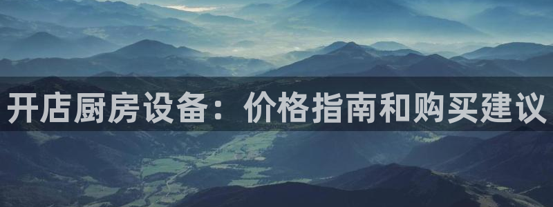 尊龙官网网站：开店厨房设备：价格指南和购买建议