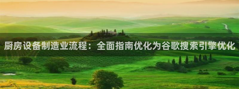 凯时K8国际：厨房设备制