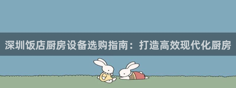 kb88凯时SO权威AG发财网：深圳饭店厨房设备选购指南：打